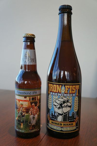 Here is an example of a 12-oz bottle of beer next to a 750-ml bottle.