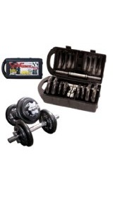 CAP Barbell 40-Pound Set with Dumbbells in Plastic Case