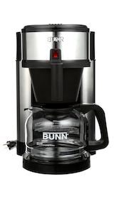 BUNN Velocity Brew 10-Cup Black Residential Drip Coffee Maker at