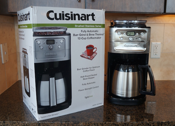 Cuisinart Automatic Burr Grind & Brew Coffee Maker Review: First