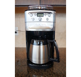 This compact unit features a built-in grinder and bean hopper that sets it apart from the other coffee makers.