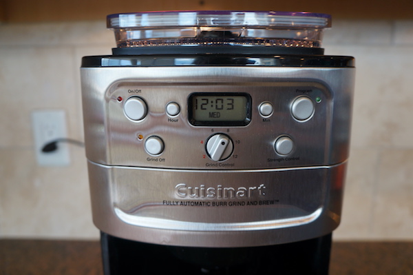 Cafetera con molino Cuisinart Burr grind & brew DGB-900BCES