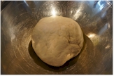 Waiting for our perfect homemade pizza dough to rise.