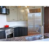 A kitchen featuring Sub-Zero BI-36UFD French Door Refrigerator.