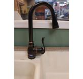 The spout on the 7594 kitchen faucet can rotate 360° for additional convenience.