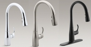 The Simplice® faucets are constructed with premium metals for durability and come in three different finishes that resist corrosion and tarnishing (polished chrome, vibrant stainless and matte black).