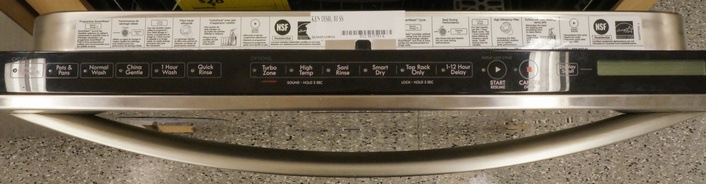 Wash cycle options on the Kenmore Elite 12793.