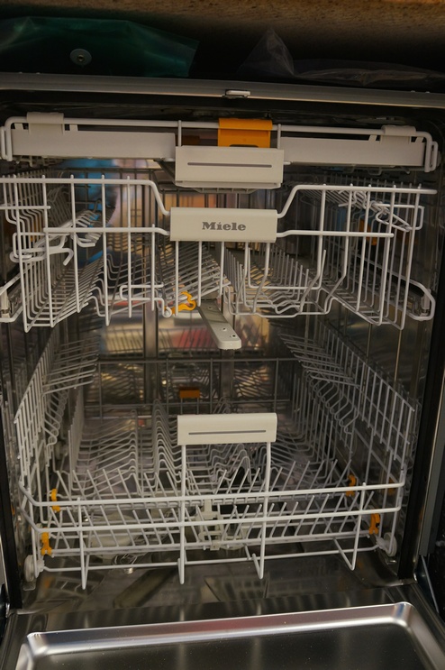 miele dishwasher top rack