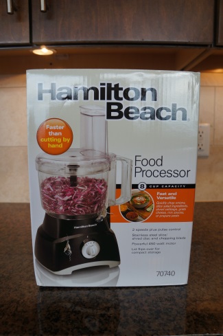 Hamilton Beach 8-Cup 2-Speed Black Food Processor and Vegetable Chopper 70740