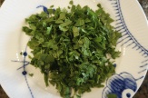 The parsley test yielded a well-chopped product.