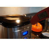 The Cuisinart 14-Cup reached an ideal brewing temperature of 195°F.