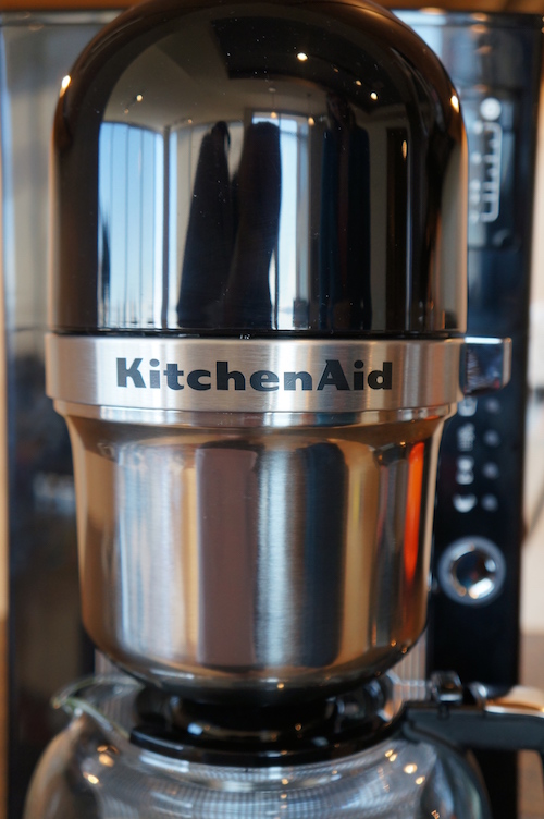 We liked the look of the KitchenAid on our counter.