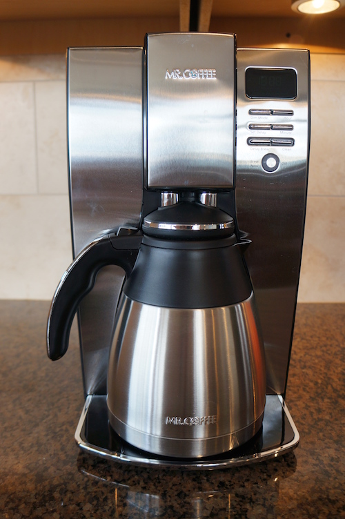 We liked the compact design of the Mr. Coffee® Optimal Brew.